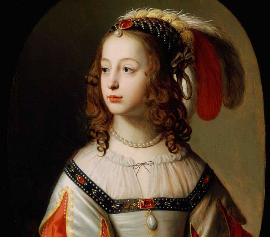 Foto: Detroit Institute of Arts, https://www.dia.org/art/collection/object/portrait-sophia-princess-palatine-48293 Schloss Heidelberg, Sophie von Hannover als Kind, Gerrit van Honthorst