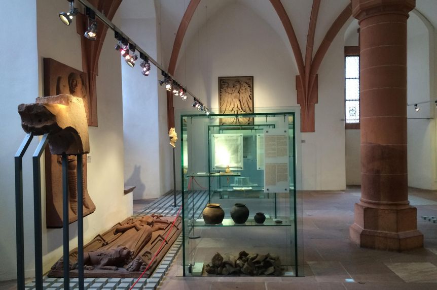 Interior of Knights' Hall in the Ruprecht’s Wing at Heidelberg Castle