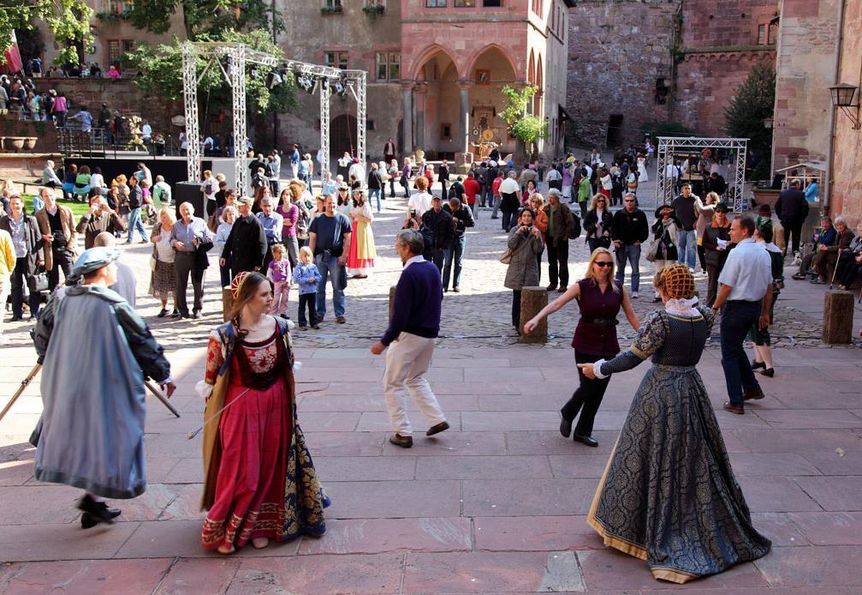 photo: Danzatori Palatini Heidelberg Castle, a unique experience